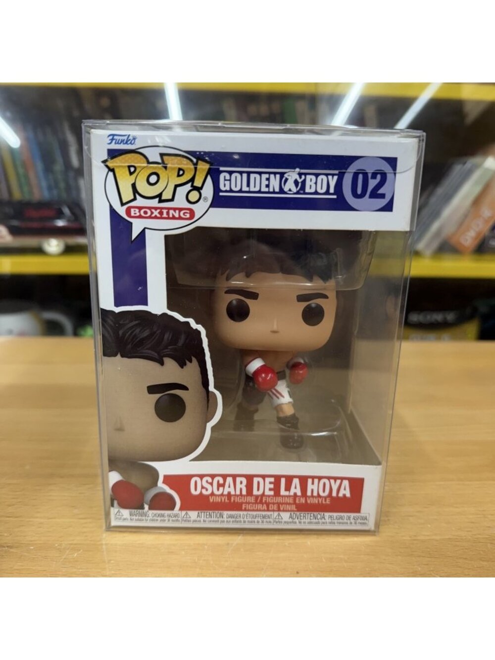 Funko Pop! Vinyl: Oscar de La Hoya #02 Boxing Figure With Case